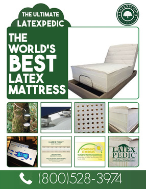 latex mattress natural organic bariatric bed